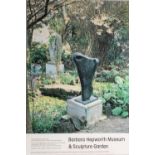 ADVERTIZING: Exhibition poster for the Barbara Hepworth Museum & Sculpture Garden - St Ives,