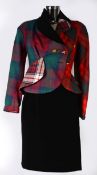 VIVIENNE WESTWOOD GOLD LABEL: Lochcarron tartan jacket in greens and reds, size 8; plus associated