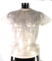 VIVIENNE WESTWOOD SEX: Nylon Mesh t-shirt c.1974, sold when the Kings Road shop was under this name,