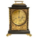 A late Regency patinated bronze bracket clock by Adams of Lombard Street c.1830-5