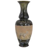 A Doulton Lambeth stoneware vase by Hannah Barlow