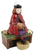 A Reg Johnson Studio Potter figure 'First Sermon'