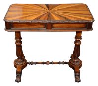 A mid 19th century Anglo-Indian centre table c.1840