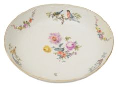 A late 19th century Meissen dish