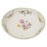 A late 19th century Meissen dish