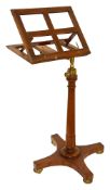 A George IV mahogany music stand