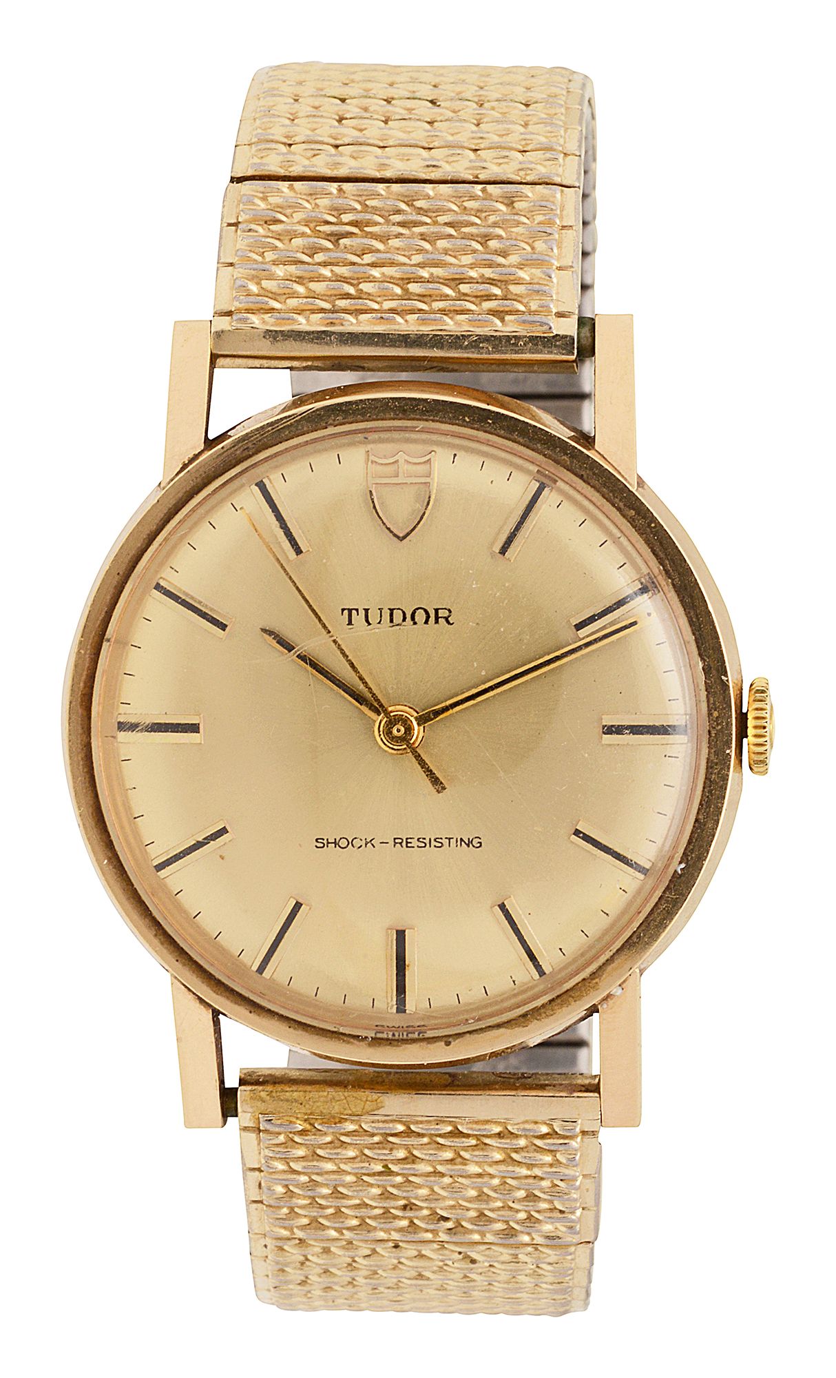 A 9ct gold Tudor gentleman's wristwatch