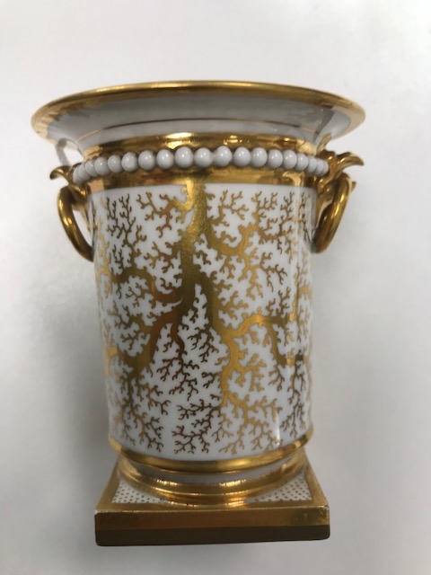 A Flight Barr & Barr Worcester topographical spill vase c.1810 - Image 3 of 3