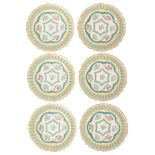 A set of six 19th century W.T. Copeland cabinet plates c.1870