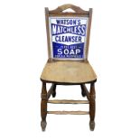 A Watson's soap advertising chair