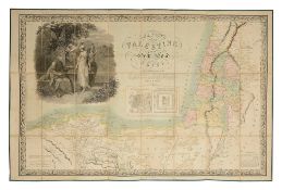 Antiquarian Maps: Palestine or the Holy Land. Seaton, Robert