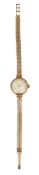 A lady's 9ct gold Garrard wristwatch