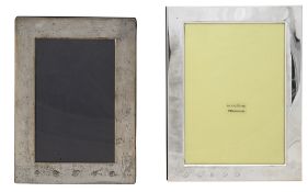 Two modern silver photograph frames