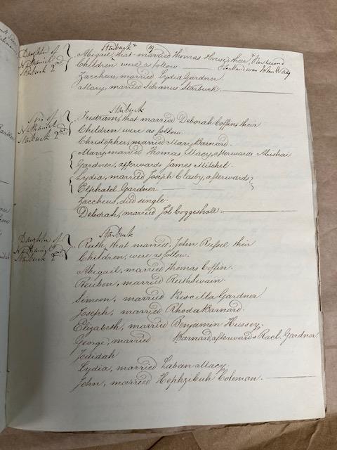 HISTORIC MANUSCRIPTS: Nantucket - United States of America An important hand written manuscript - Image 6 of 7