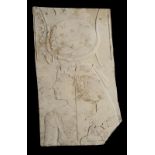 Antiquities: An Egyptian limestone bas relief limestone fragment of the Goddess Hathor