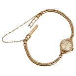 A lady's yellow gold wrist watch by Rotary