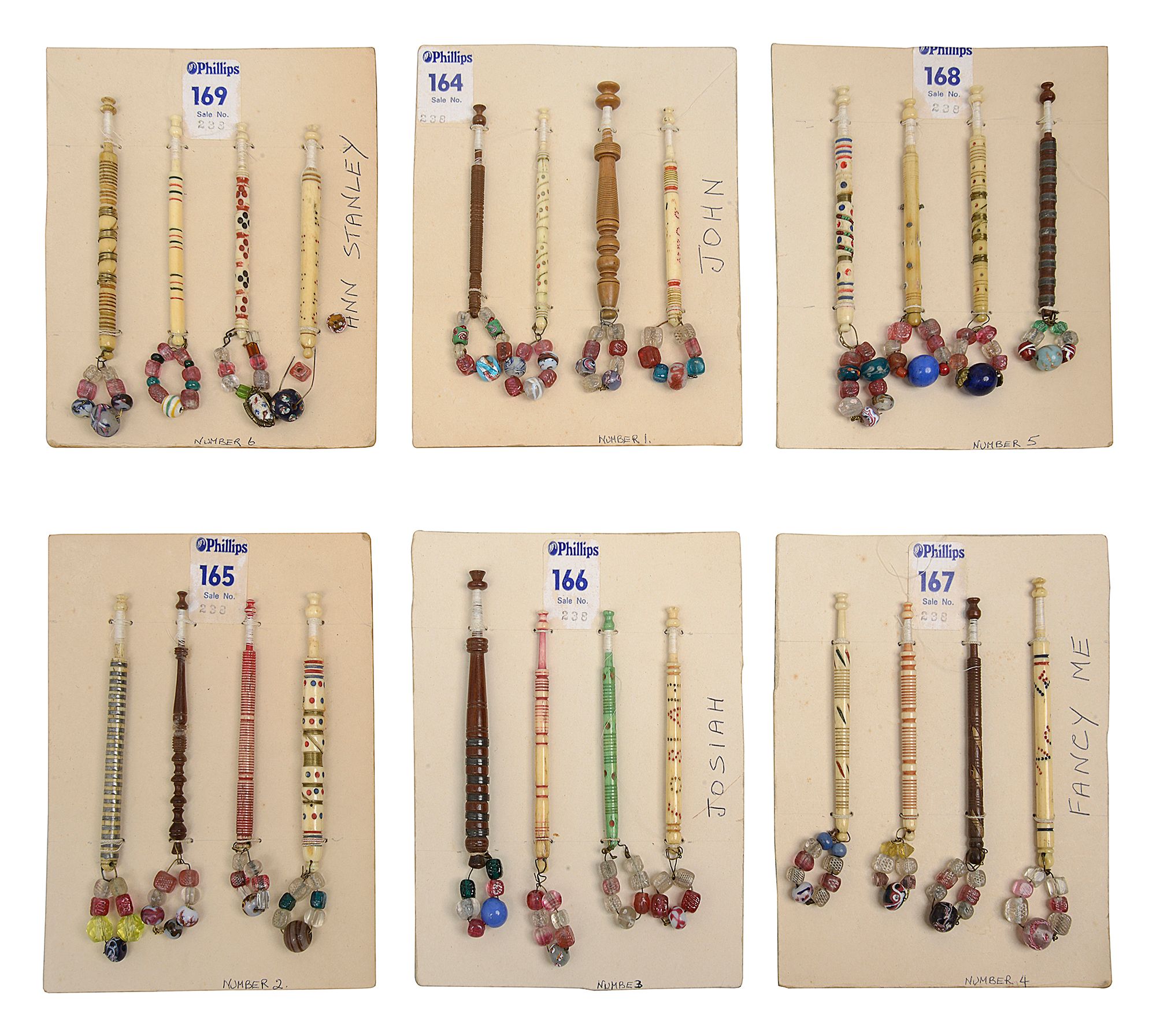 A large collection of lace bobbins - Image 4 of 4