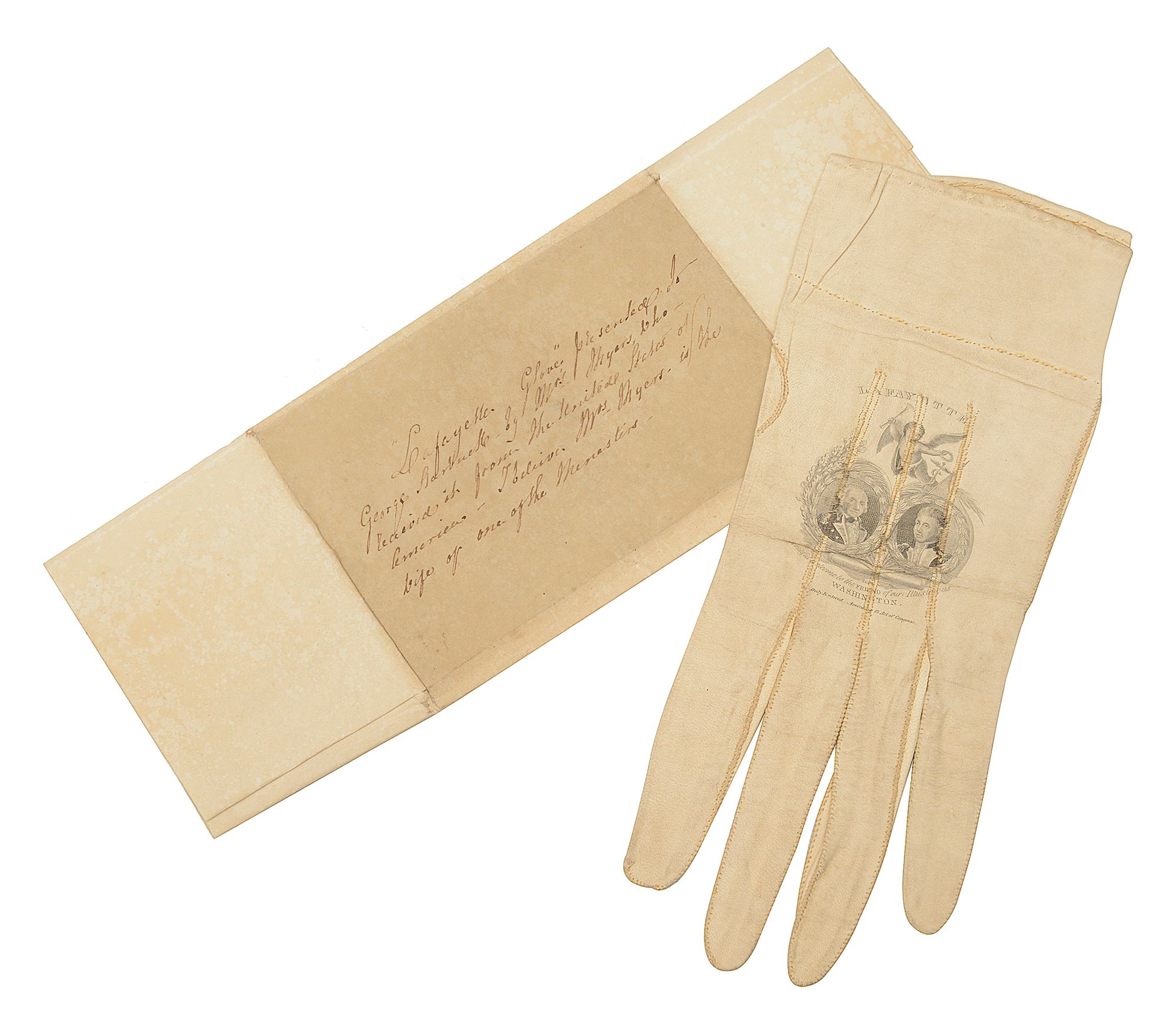 The Marquis of Lafayette: An early 19th century commemorative glove