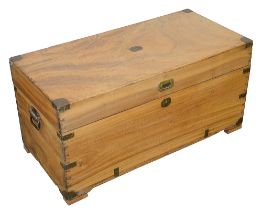 A Victorian camphor wood chest