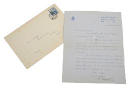 A group of fourteen letters from the Private Secretary of Edward VIII