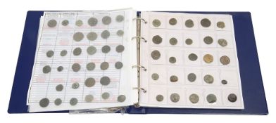 An album of late Roman coins