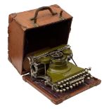 A military U.S. Army issue Hammond Mulitplex portable typewriter