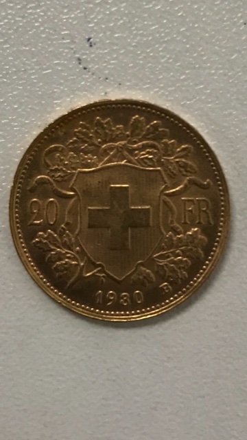 Two gold twenty franc coins - Image 2 of 3