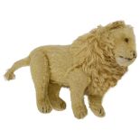 A pre-war Steiff mohair lion