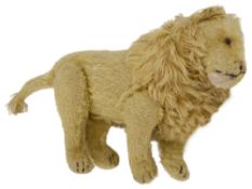 A pre-war Steiff mohair lion