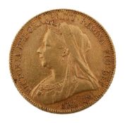 A Victoria gold full sovereign, 1901