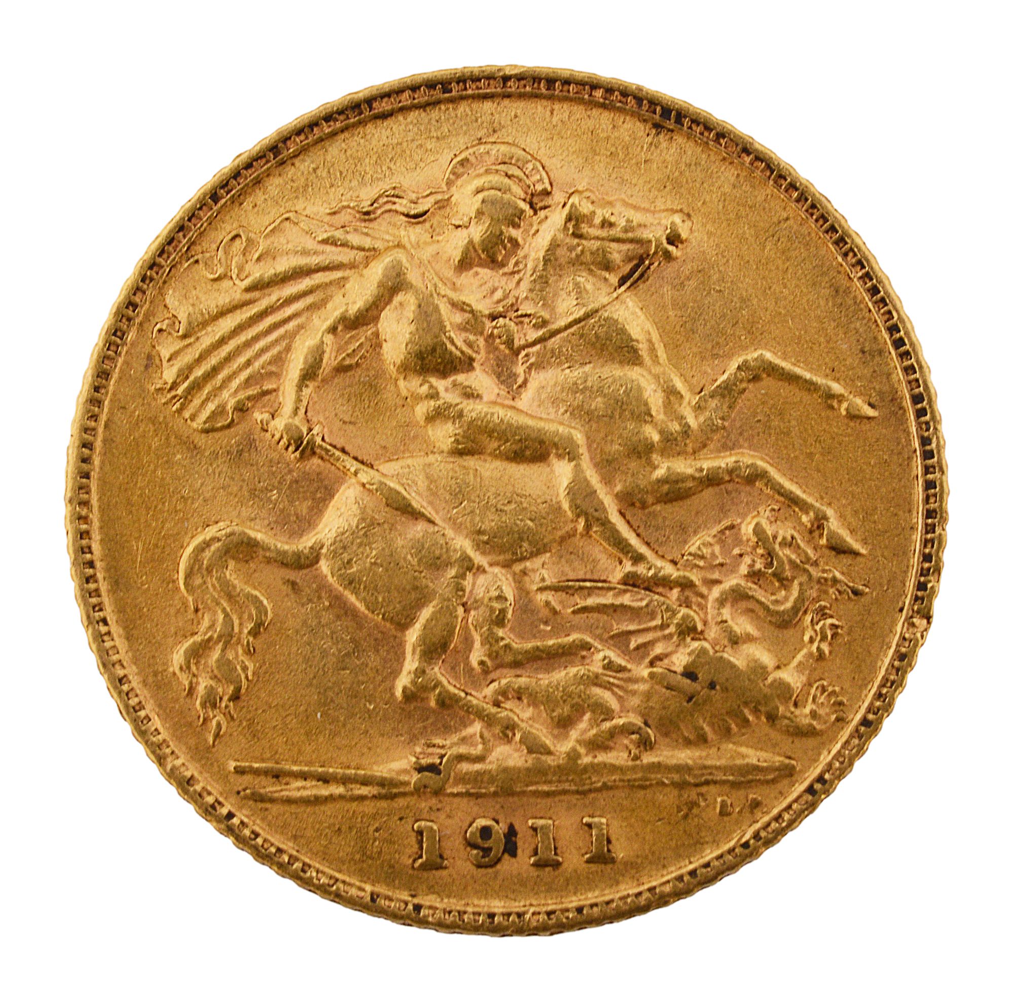 A George V gold half sovereign, 1911 - Image 2 of 2