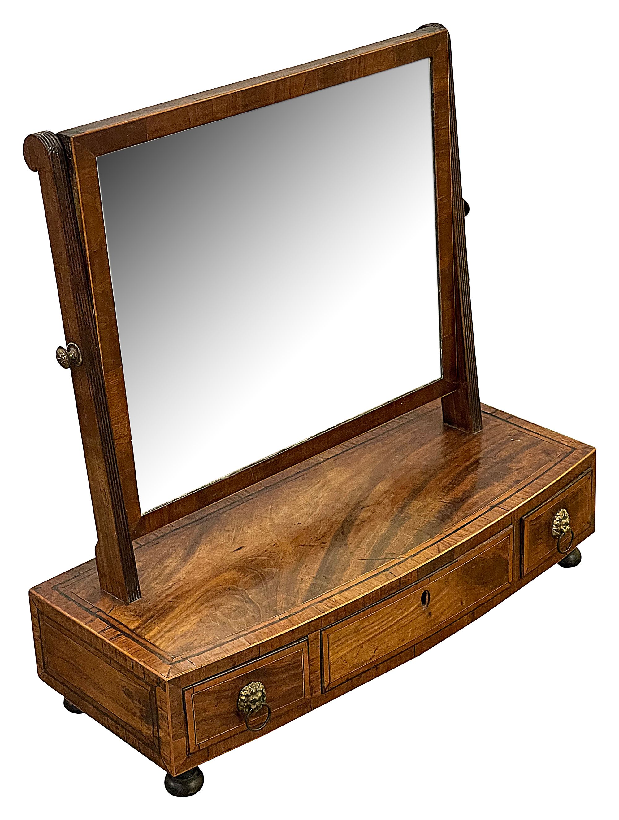 A George IV mahogany dressing table mirror - Image 2 of 2