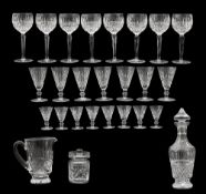 Waterford crystal Tramore pattern glassware