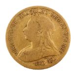 A Victoria gold half sovereign, 1899
