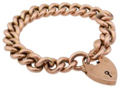 A 9ct curb link bracelet