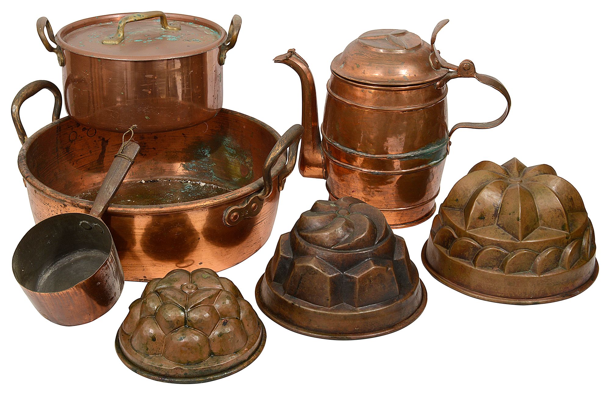 19th century copper kitchenalia