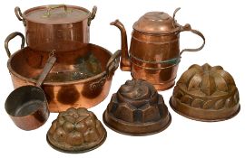 19th century copper kitchenalia