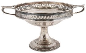 A George V silver tazza