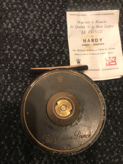 A Hardy smugglers rod, leather flask + 3 reels - Image 3 of 5