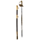 A Royal Naval Officers 1846 pattern sword