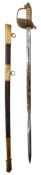 A Royal Naval Officers 1846 pattern sword