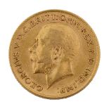 A George V gold full sovereign 1911