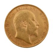 A Edward VII full sovereign, 1906