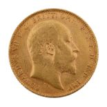 A Edward VII full sovereign, 1906