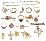 A collection of assorted jewellery