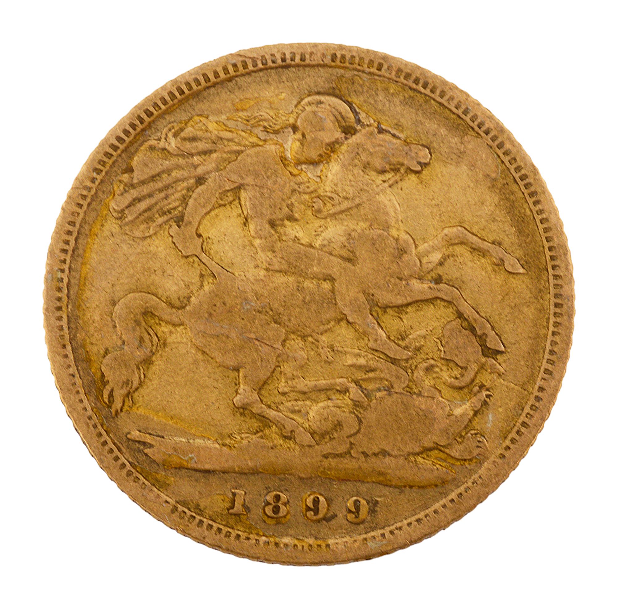 A Victoria gold half sovereign, 1899 - Image 2 of 2