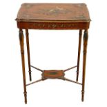 An Edwardian Sheraton revival table