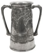 David Veasey for Liberty & Co., a Tudric pewter vase, model 010