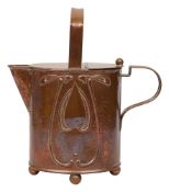 An Arts & Crafts copper watering can