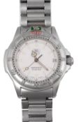 A Tag Heuer stainless steel automatic bracelet wrist watch